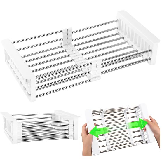 Odkvapkávač sušička na zeleninu ORDOS biely na drez