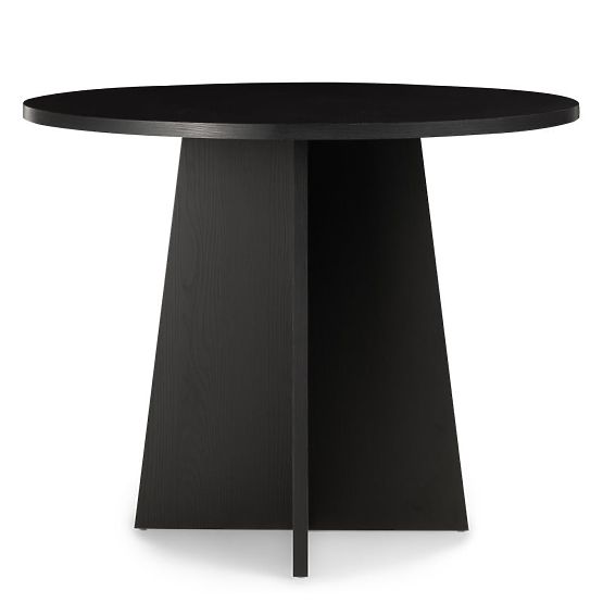 Okrúhly jedálenský stôl Merlo 100 cm, čierny