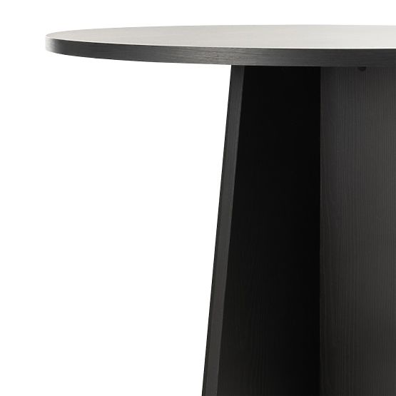 Okrúhly jedálenský stôl Merlo 100 cm, čierny