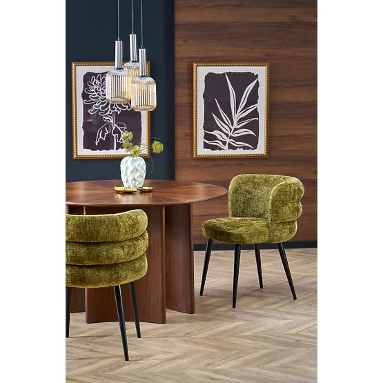 Okrúhly stôl CALDO, orechový (2p=1ks)