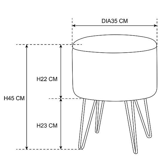 Otvárací zamatový taburet s úložným priestorom LILI Čierny