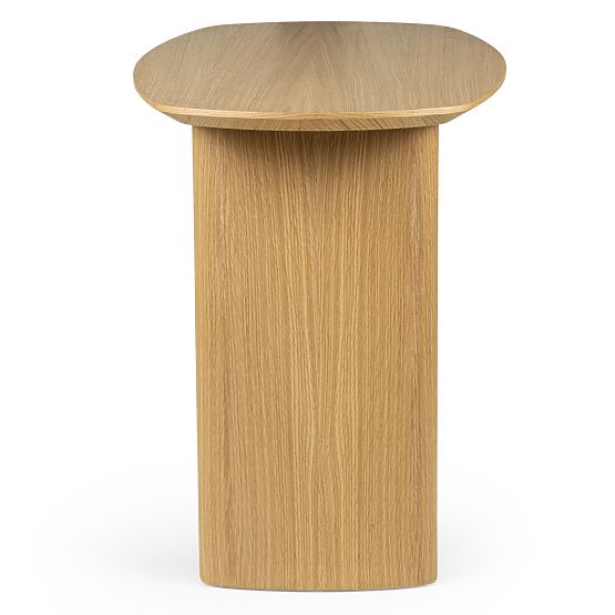 Písací stôl/konzola Oriento 120 cm, prírodná dubová dyha
