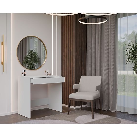 Písací stôl Marina 2S BIELY