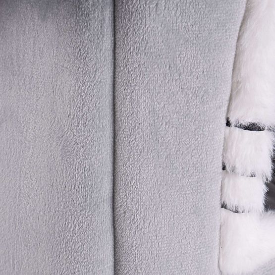 Plyšový domček pre mačku JASPER sivý