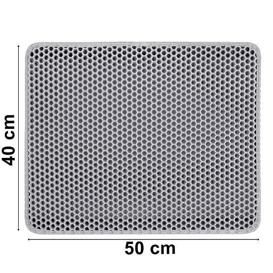 Podložka pre mačky rohožka Catsy 40x50 cm sivá