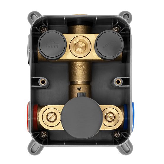 Podomietková sprchová sada s termostatom Rea Lungo Titan + BOX