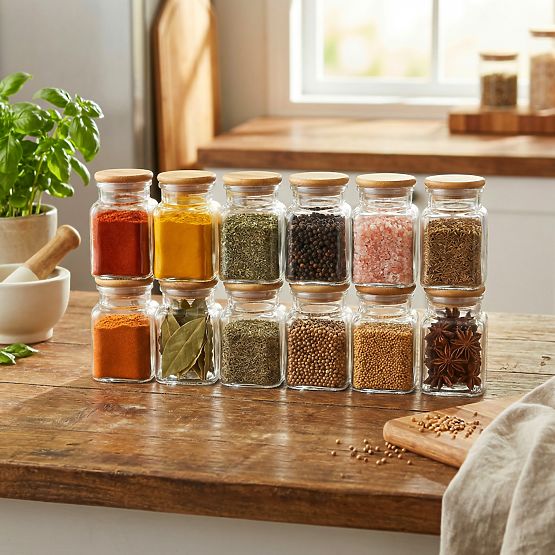 Poháre na korenie HIDALGO sada 12 kusov