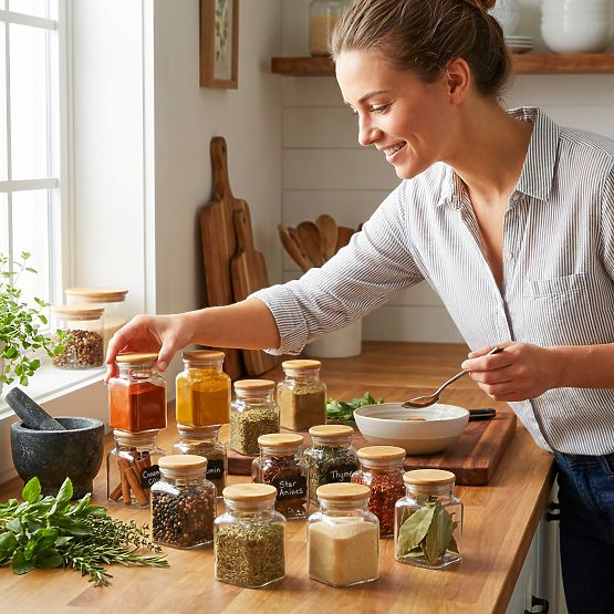 Poháre na korenie HIDALGO sada 12 kusov