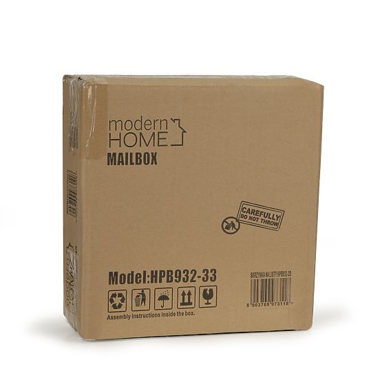 Poštová schránka na listy a noviny z pozinkovanej ocele