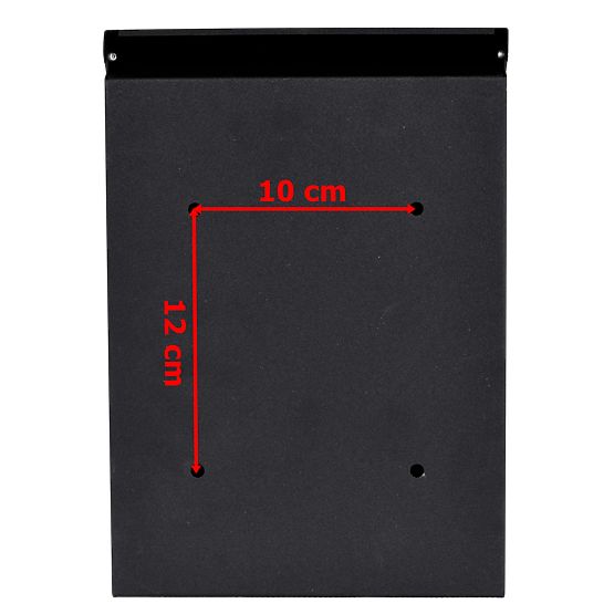 Poštová schránka na listy Odvin čierna