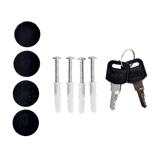 Poštová schránka na listy Vidar čierna s nápismi