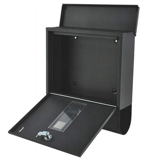 Poštová schránka s držiakom na noviny z pozinkovanej ocele