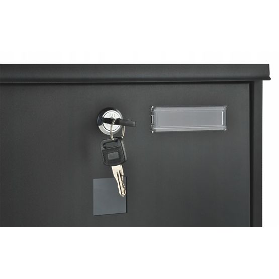 Poštová schránka s držiakom na noviny z pozinkovanej ocele