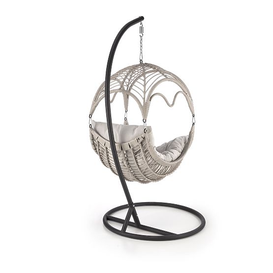 RASMUS záhradné kreslo, svetlosivá (3p=1ks)