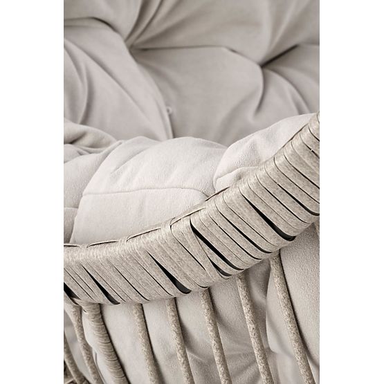 RASMUS záhradné kreslo, svetlosivá (3p=1ks)