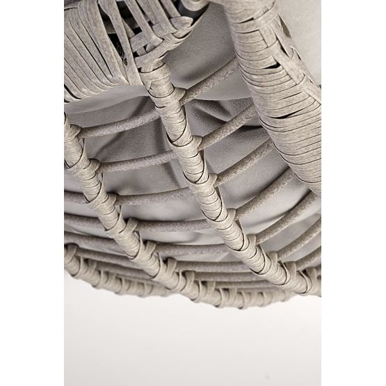 RASMUS záhradné kreslo, svetlosivá (3p=1ks)