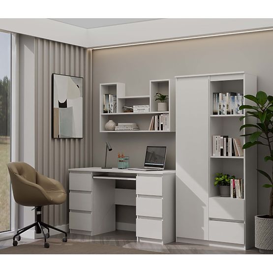 Regál BILBAO 4P BIELY