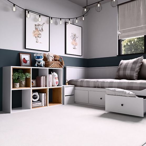 Regál Malax 2X3 BIELY