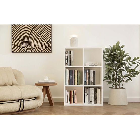 Regál Malax MINI 2X3 BIELY