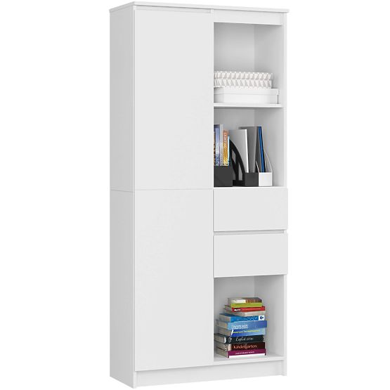 REGAŁ R15 R80 1D 2SZ CLP PK BIELY