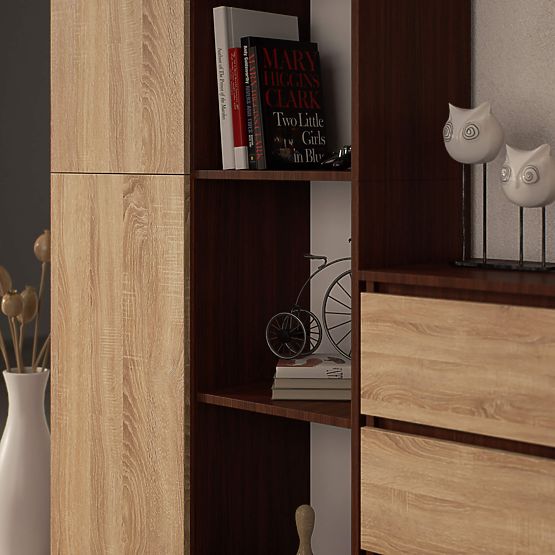 REGÁL R80 1D 4P CLP WENGE / SONOMA