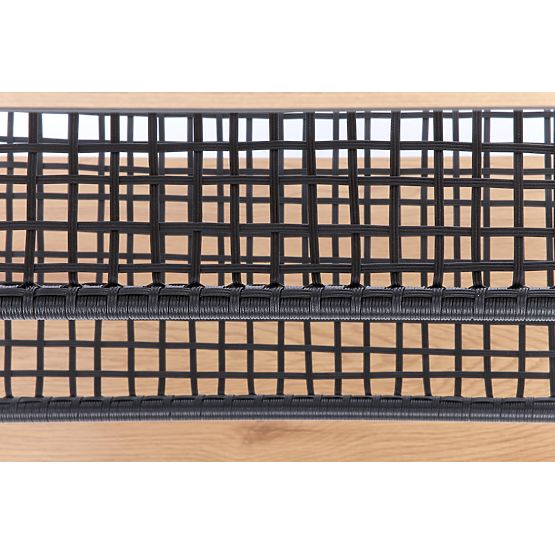 Regál REG-21 - zlatý dub/čierny