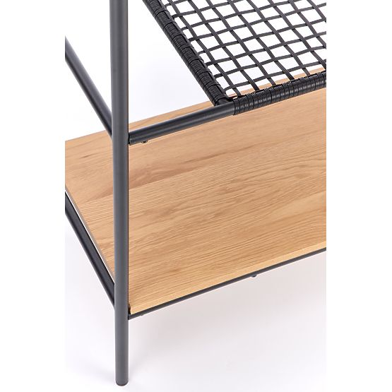 Regál REG-21 - zlatý dub/čierny