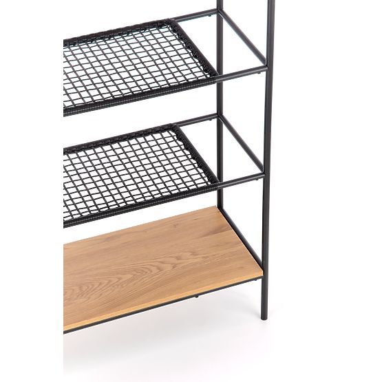 Regál REG-21 - zlatý dub/čierny