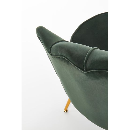 Relaxačné kreslo AMORINITO tmavo zelené / zlaté