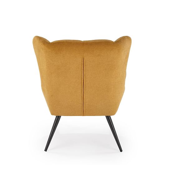 Relaxačné kreslo BYRON - horčicové