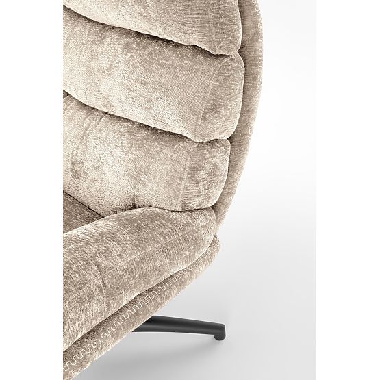 Relaxačné kreslo DARIO s podnožkou a hojdacou funkciou, béžové (1p=1ks)