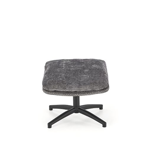 Relaxačné kreslo DARIO s podnožkou a hojdacou funkciou, sivé (1p=1ks)