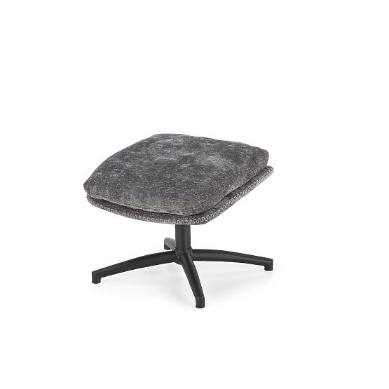 Relaxačné kreslo DARIO s podnožkou a hojdacou funkciou, sivé (1p=1ks)