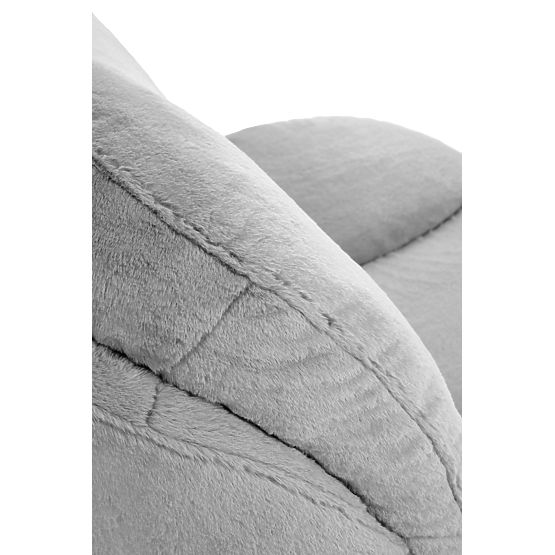 Relaxačné kreslo SHELL, sivé (1p=1ks)