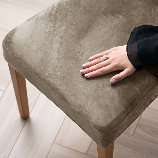 RESTILO poťah na pohovku SENTO farba béžová hladký klasický štýl