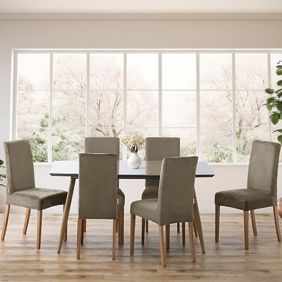 RESTILO poťah na pohovku SENTO farba béžová hladký klasický štýl