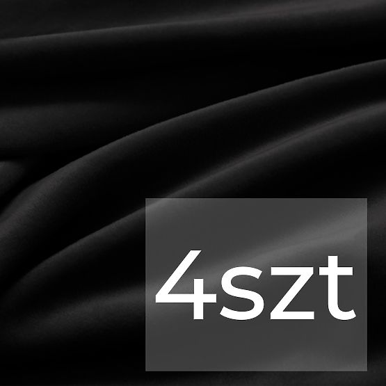 RESTILO poťah na pohovku SENTO farba čierna hladký klasický štýl