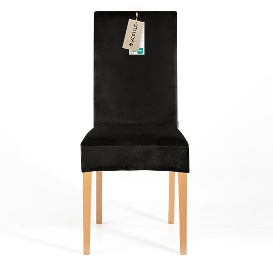 RESTILO poťah na pohovku SENTO farba čierna hladký klasický štýl