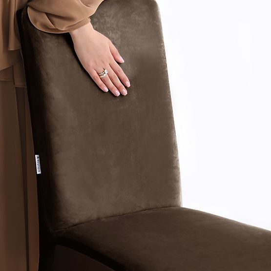 RESTILO poťah na pohovku SENTO farba hnedá hladký klasický štýl