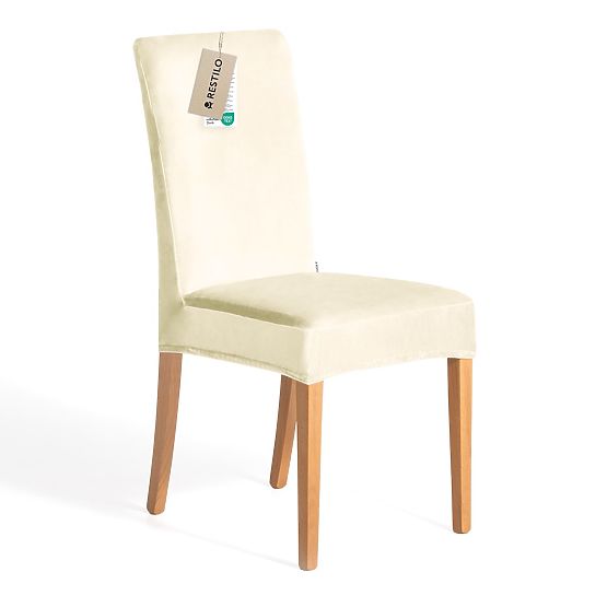 RESTILO poťah na pohovku SENTO farba krémová hladký klasický štýl