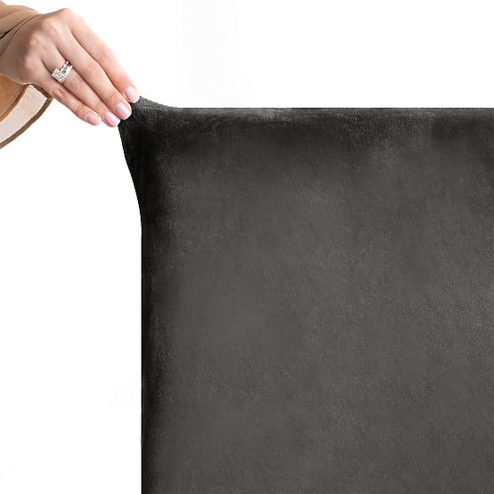 RESTILO poťah na pohovku SENTO farba oceľová hladký klasický štýl