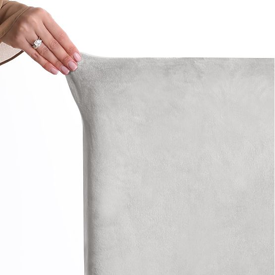 RESTILO poťah na pohovku SENTO farba šedá hladká klasický štýl