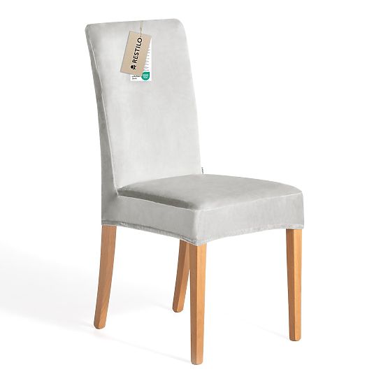 RESTILO poťah na pohovku SENTO farba sivá hladká klasický štýl