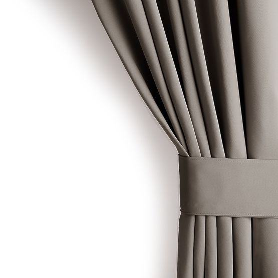 RESTILO záves BLACKOUT farba béžová, šerpa na uchytenie, klasický štýl, páska, materiál blackout 140