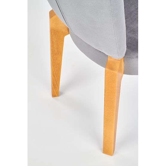 ROIS stolička dub medový / sivá (1p=2ks)