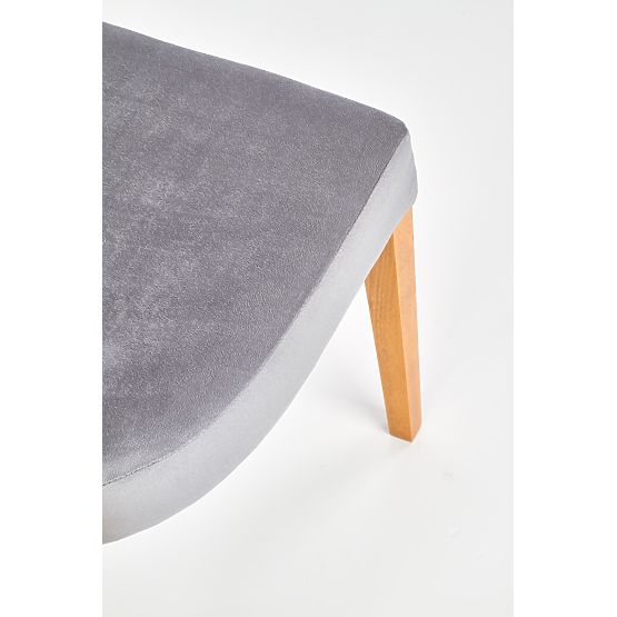 ROIS stolička dub medový / sivá (1p=2ks)