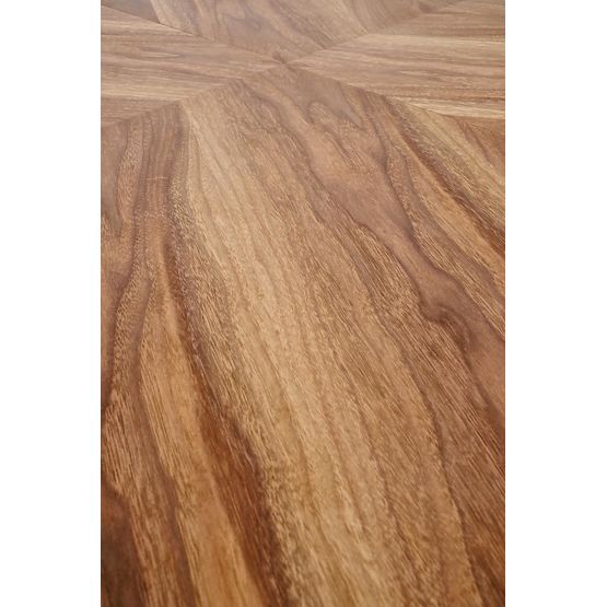 Rozkladací stôl BARON, orechový / čierny (2p=1ks)