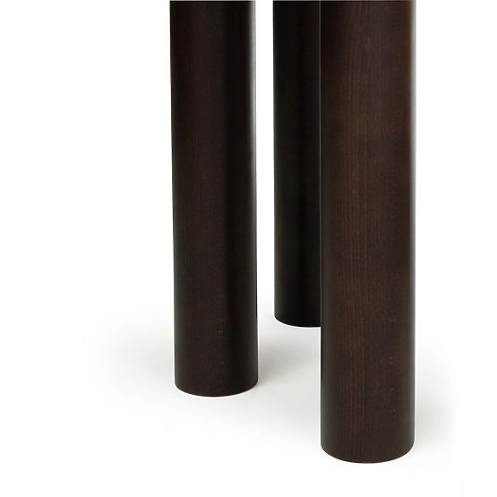 Rozkladací stôl Loa 140-200 cm, dubová dyha, orech, bukové drevo, zaoblený