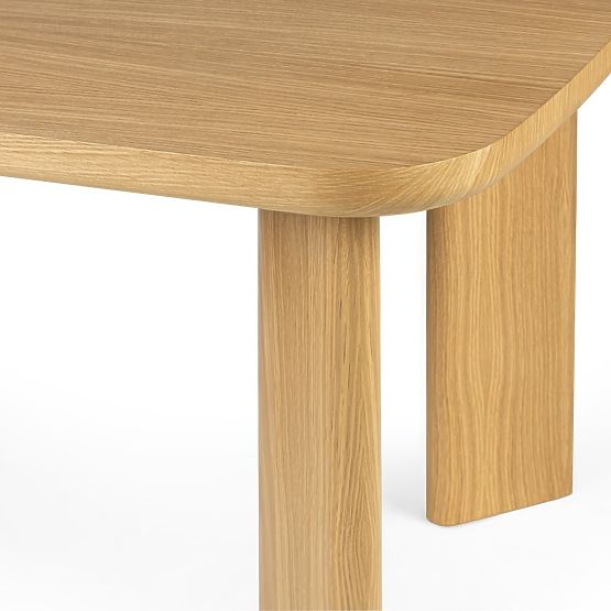 Rozkladací stôl Marbella 160-200 cm, obdĺžnikový, prírodný