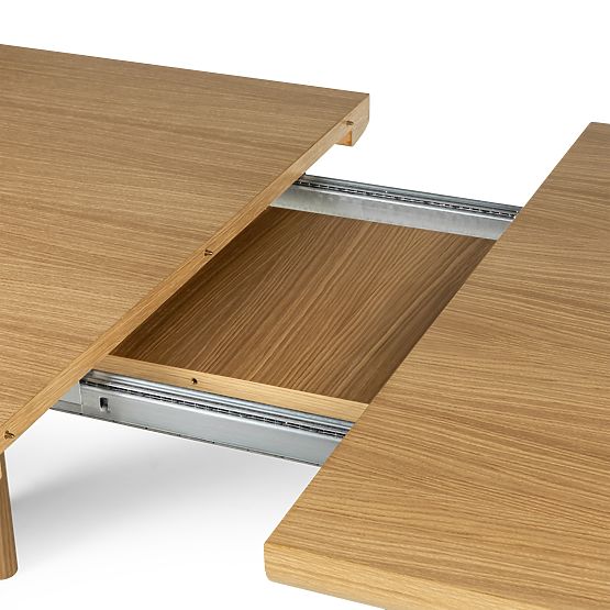 Rozkladací stôl Marbella 160-200 cm, obdĺžnikový, prírodný